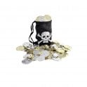 12 x Kids Pirate Coin Bag Set
